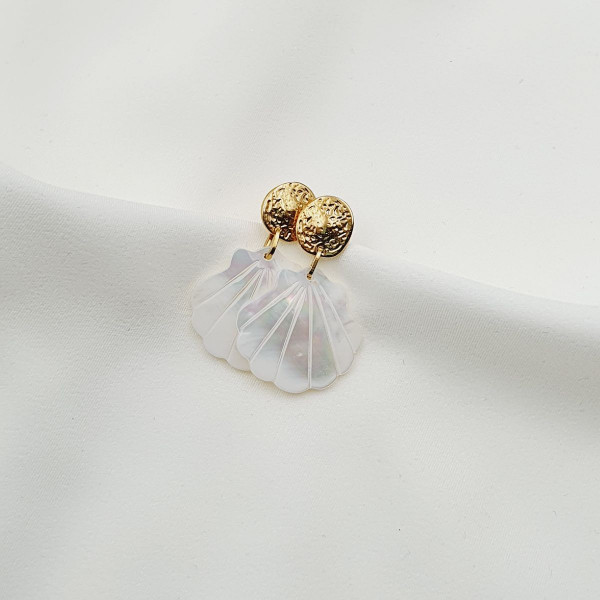 bijou femme boucles d’oreilles ruscua coquillages